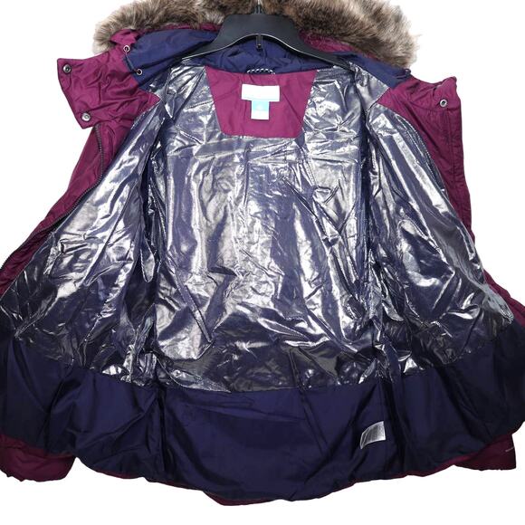 Columbia Sparks Lake II Women's Puffer Jacket with Hood-Medium-Marionberry-NWT - Picture 5 of 11
